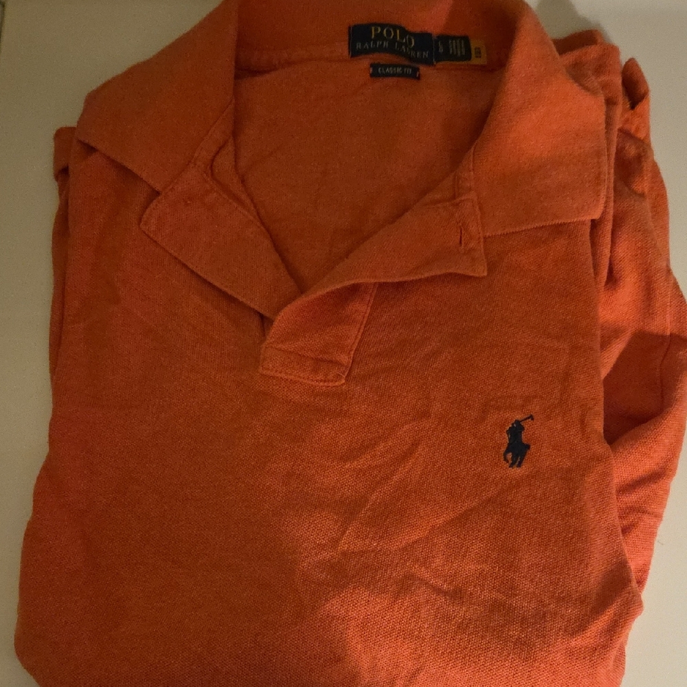 Polo by Ralph Lauren Men's Vibrant Orange Polo Shirt